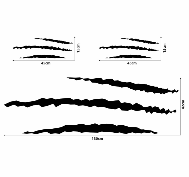자동차 용 스티커 스크래치 세트 - TenStickers