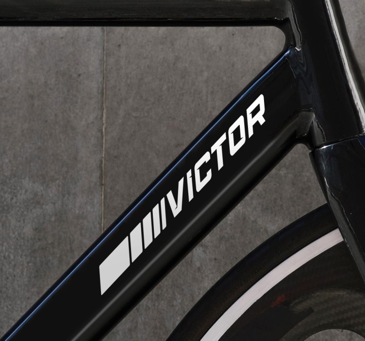 자전거 스티커 스포티 스타일 - TenStickers