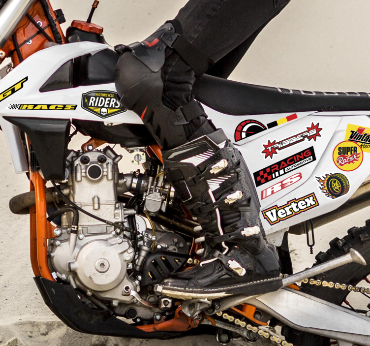 오토바이 스티커 개별 폭탄 팩 - TenStickers