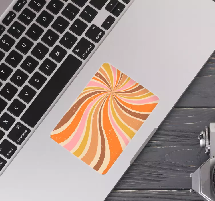 70 년대 트랙 패드 노트북 스킨 - TenStickers