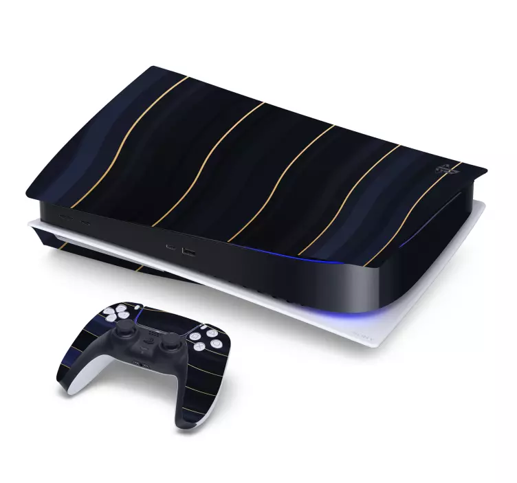 추상적 인 3d 텍스처 패턴 ps5 스티커 - TenStickers