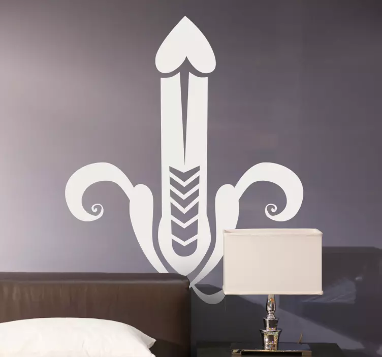 추상 음경 그림 스티커 - TenStickers