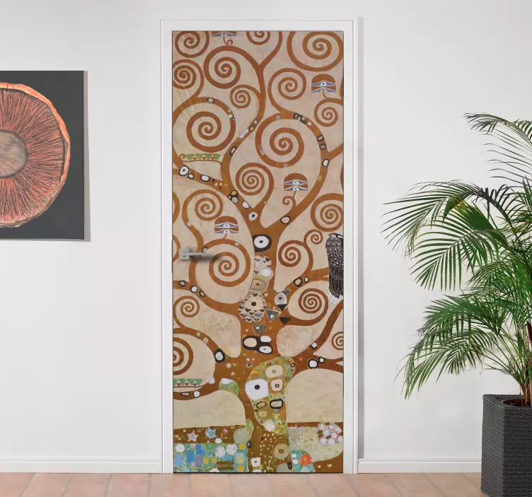 Adesivo porta 생명의 나무 - TenStickers