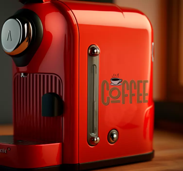 기기 용 스티커 빈티지 커피 - TenStickers