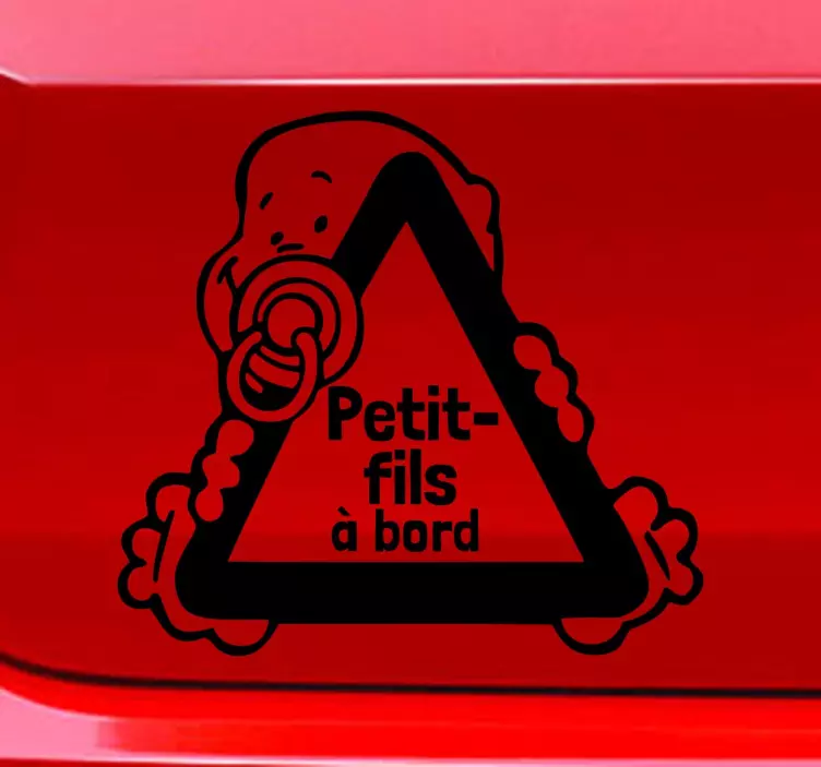 아기 탑승 스티커 손주 탑승 스티커 - TenStickers