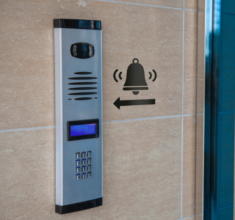 벽 스티커 싸인 bell Sign벨 시그널 - TenStickers