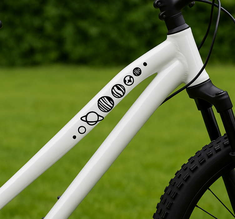 자전거 스티커 플래닛 라인 - TenStickers