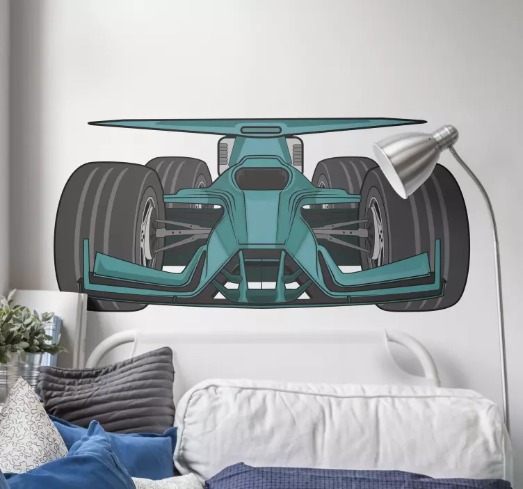 붕어 일러스트 자동차 스티커 - TenStickers