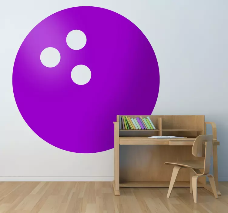 볼링 공 스티커 - TenStickers