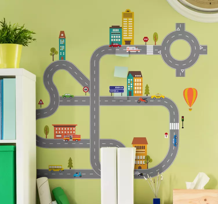 당신의 도로 그림 스티커를 구축 - TenStickers