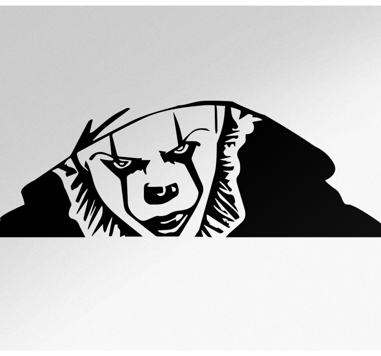 자동차 용 스티커 소름끼치는 광대 피규어 - TenStickers