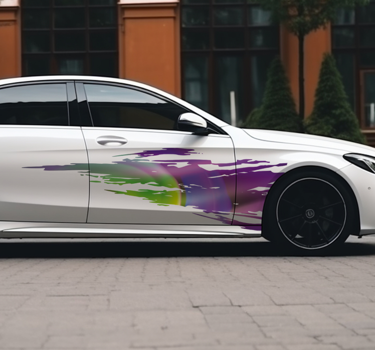 자동차 용 스티커 속도 경고 - TenStickers