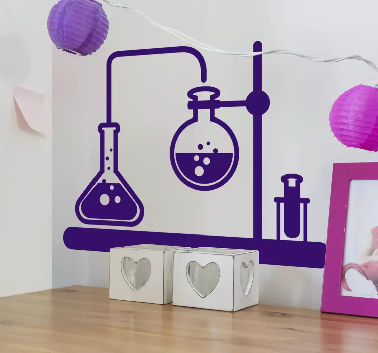 화학 과학 과학 스티커 - TenStickers