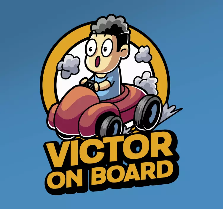 아기 (이름) 보드에 아기 스티커 - TenStickers