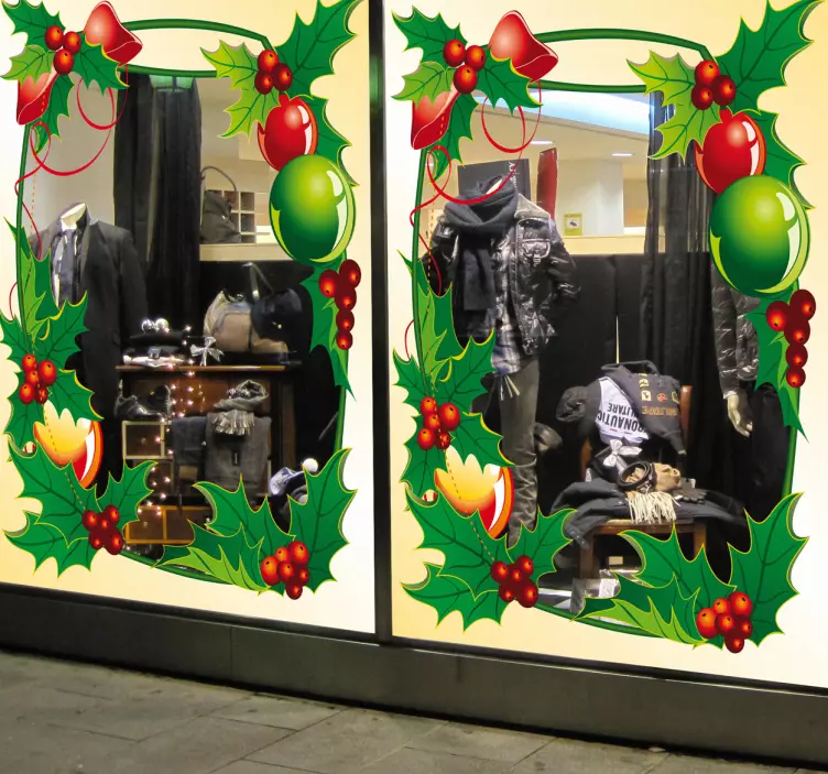 크리스마스 프레임 데칼 - TenStickers