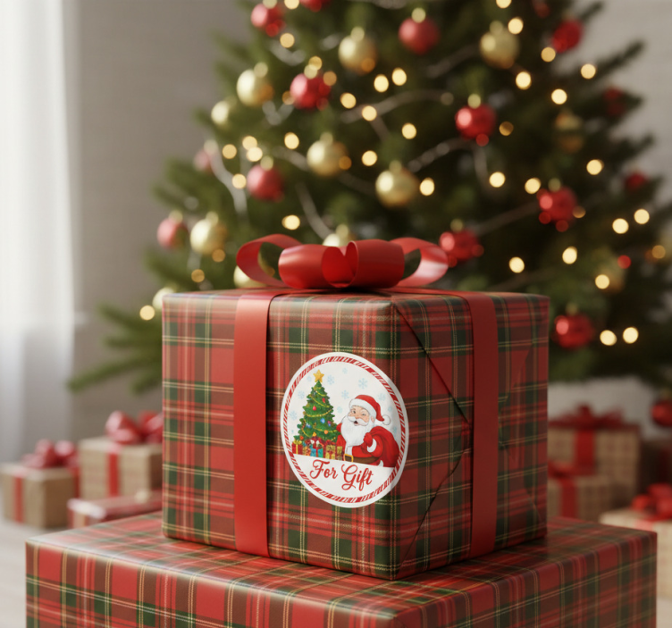 크리스마스 벽 스티커 선물용 - TenStickers