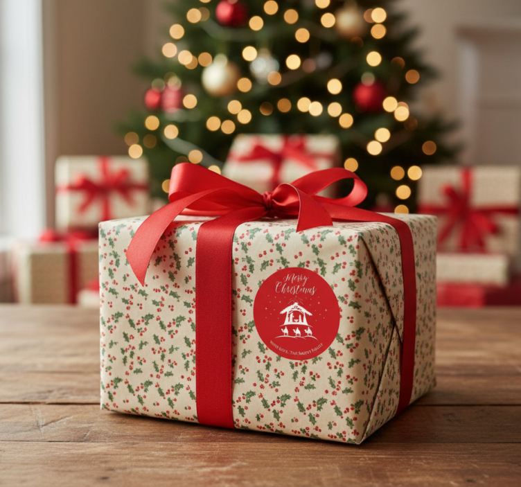 크리스마스 벽 스티커 맞춤 이름 선물용 - TenStickers