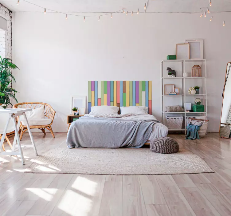 화려한 침대 머리 널빤지 머리판 데칼 - TenStickers