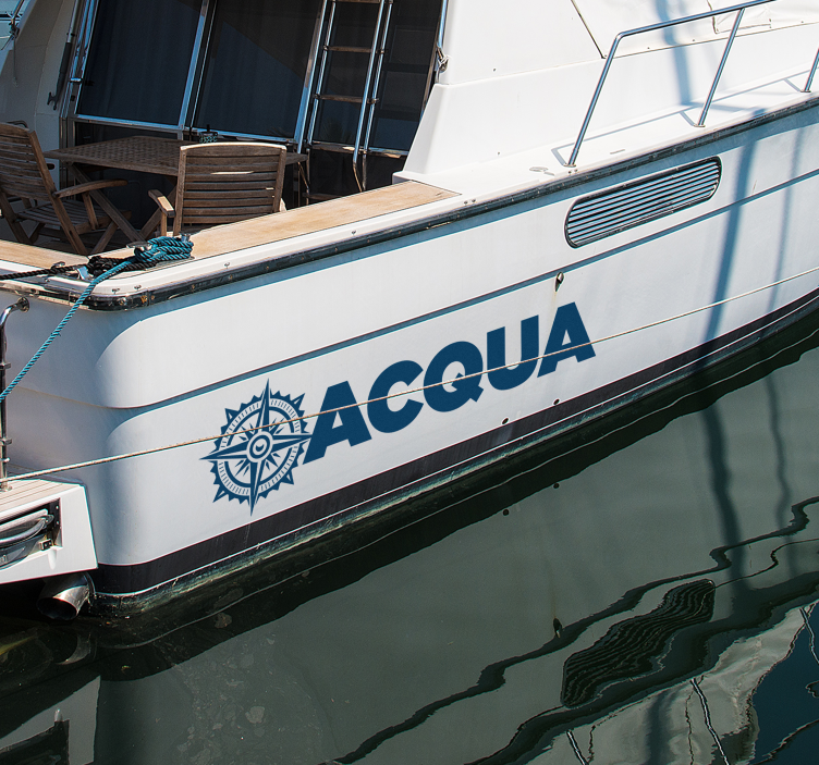 맞춤 스티커 나침반 장식나침반 장식이에요. - TenStickers