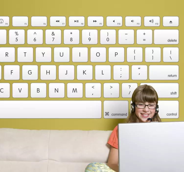 컴퓨터 키보드 스티커 - TenStickers