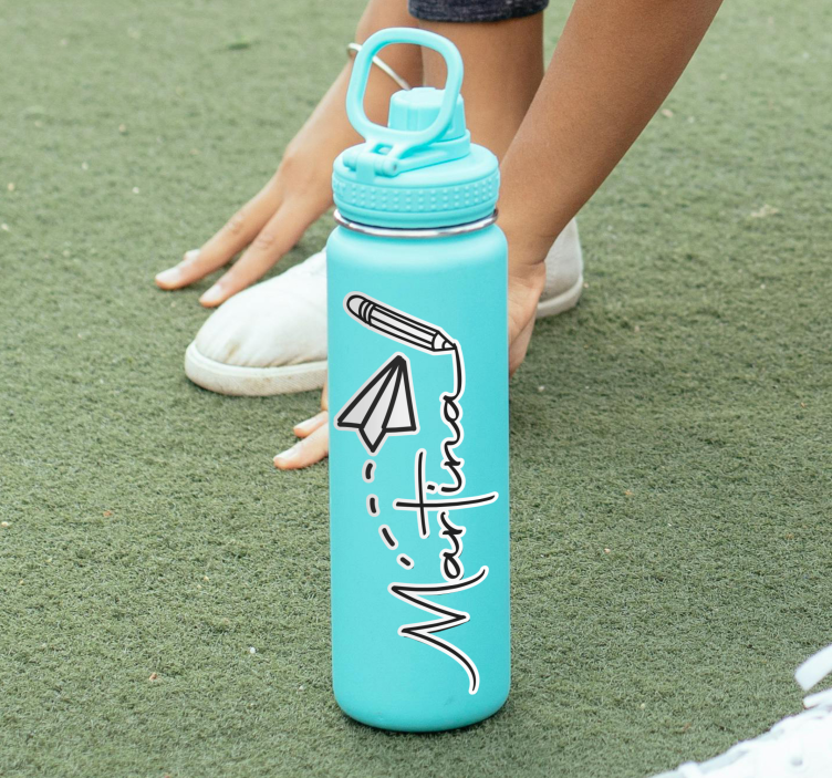 맞춤 스티커 병 이름 - TenStickers