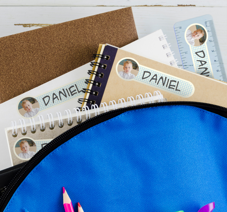 맞춤 스티커 개인 이름표 - TenStickers