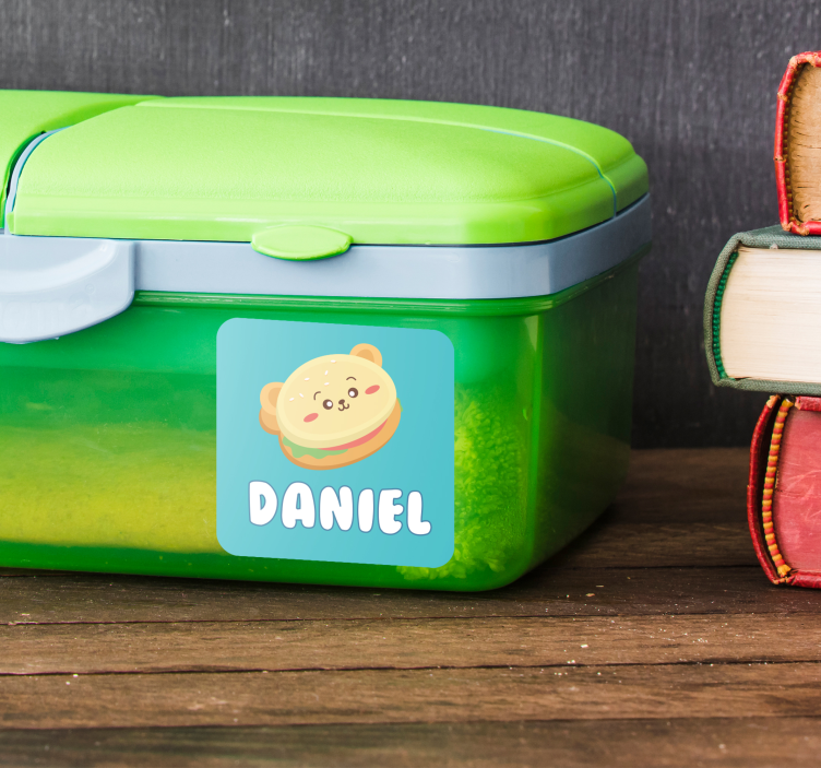 맞춤 스티커 테이퍼 이름표 - TenStickers