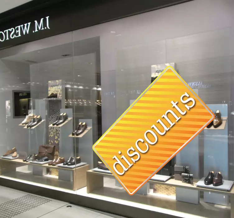 맞춤 상점 할인 라벨 스티커 - TenStickers