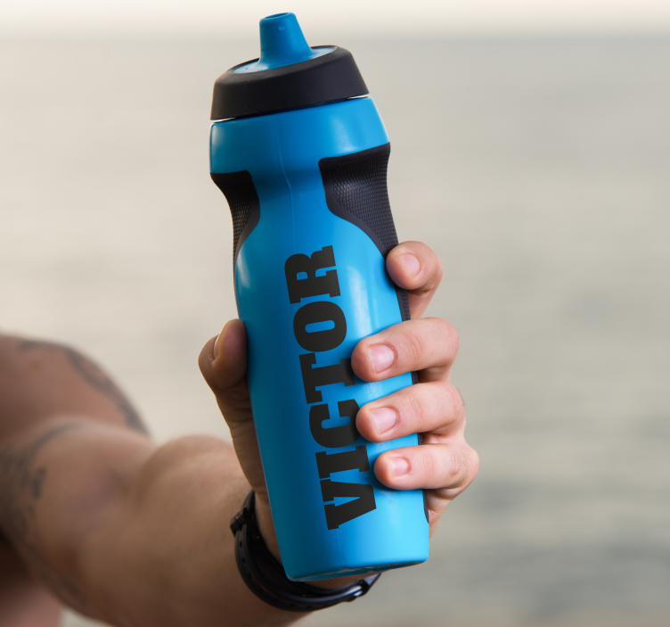 맞춤 스티커 이름이 적힌 비돈 - TenStickers