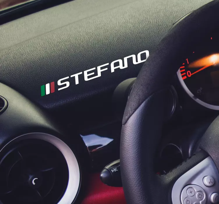 맞춤형 대시 보드 자동차 스티커 자동차 스티커 - TenStickers