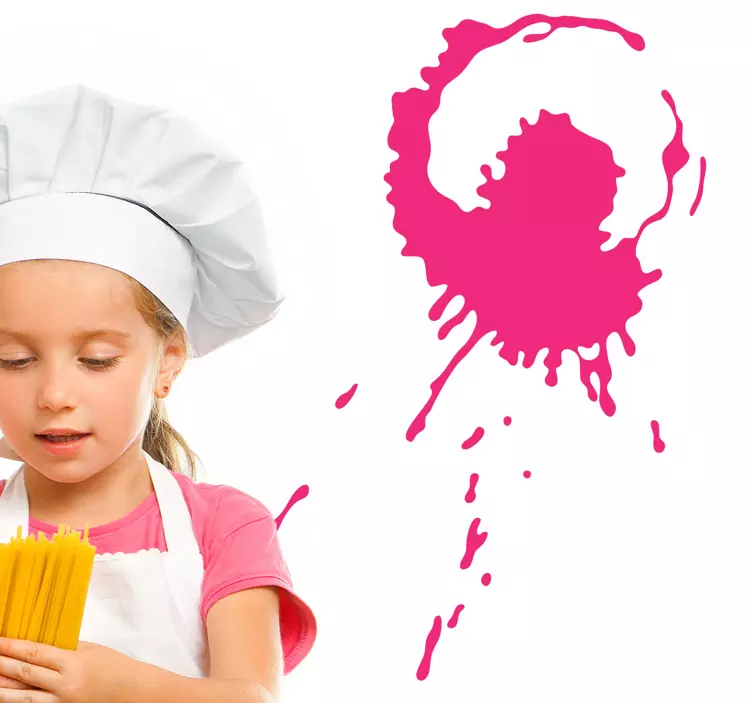 장식 벽 스티커 창의적인 스플래시 패턴 - TenStickers