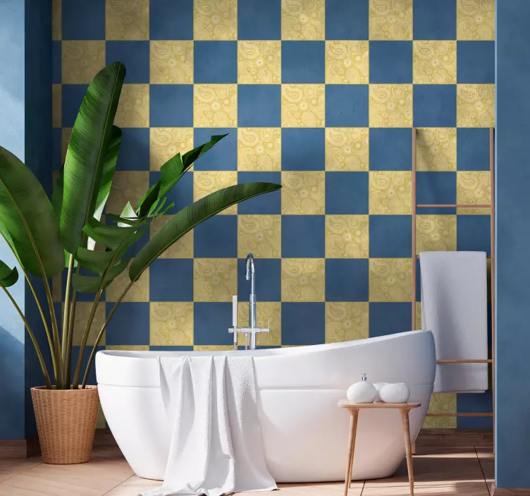 장식 벽 스티커 우아한 페이즐리 패턴 - TenStickers