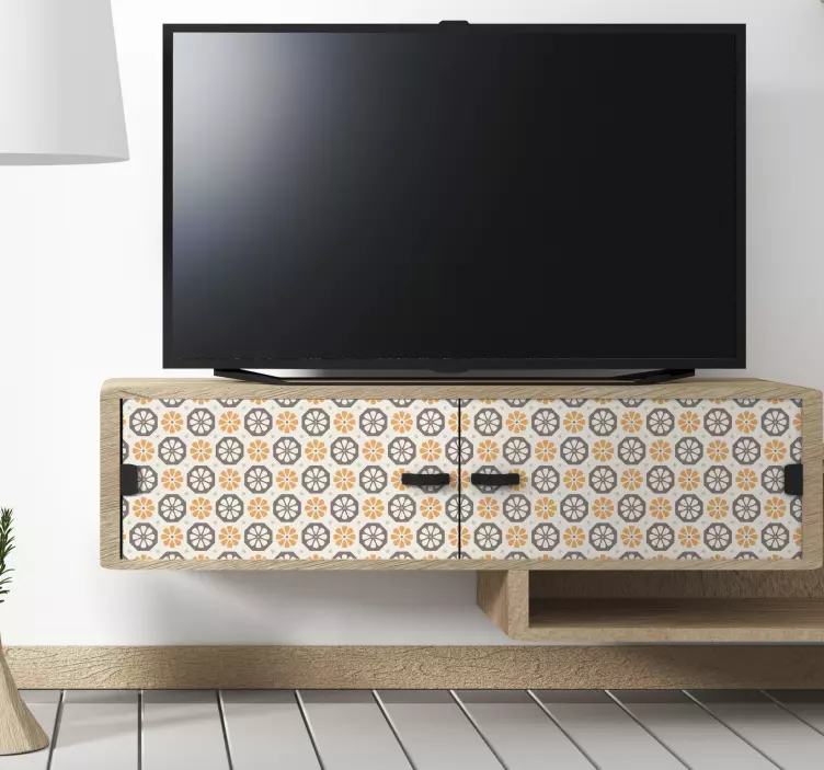 장식 벽 스티커 꽃무늬 하이라이트 - TenStickers