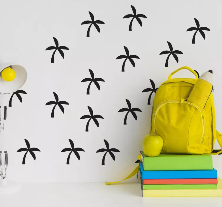 장식 벽 스티커 야자수 컨셉 - TenStickers