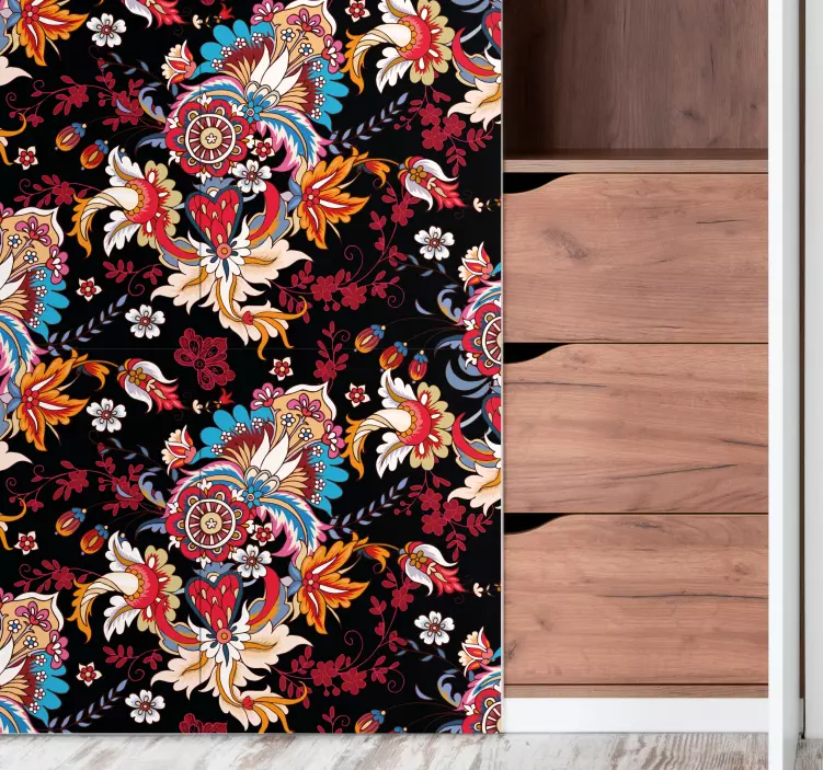 장식 벽 스티커 생동감 넘치는 식물 모티브 - TenStickers