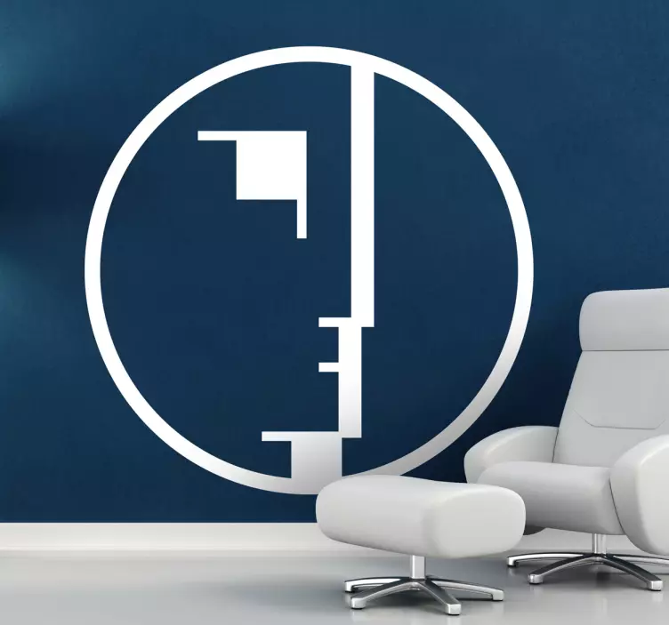 장식 비닐 바우 하우스 로고 - TenStickers