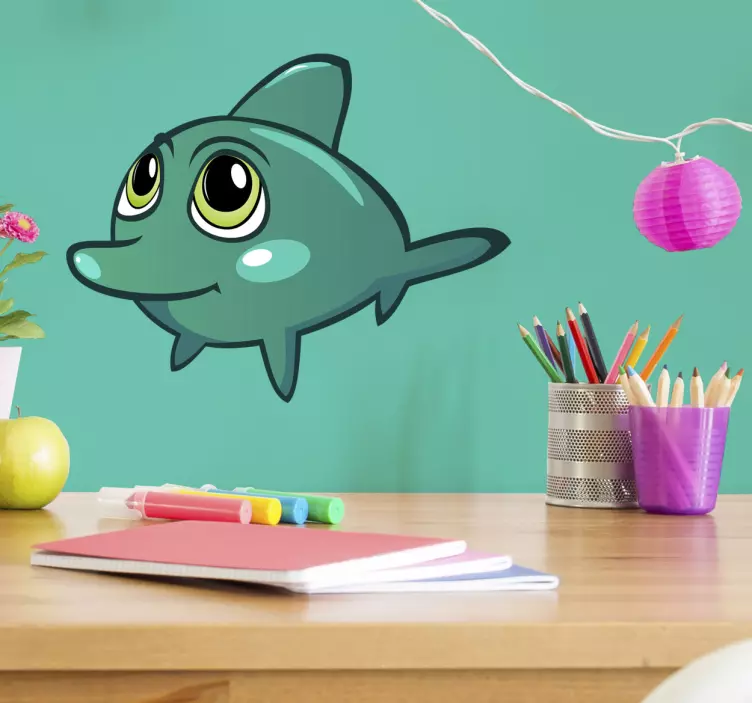 돌고래 벽 스티커 - TenStickers
