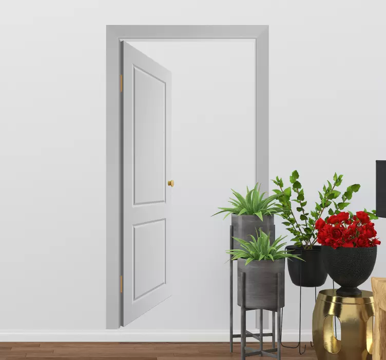 문 소설 벽 스티커 - TenStickers