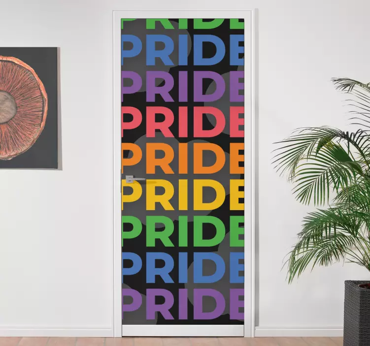 사랑 벽 스티커 생생한 자긍심 표현 - TenStickers