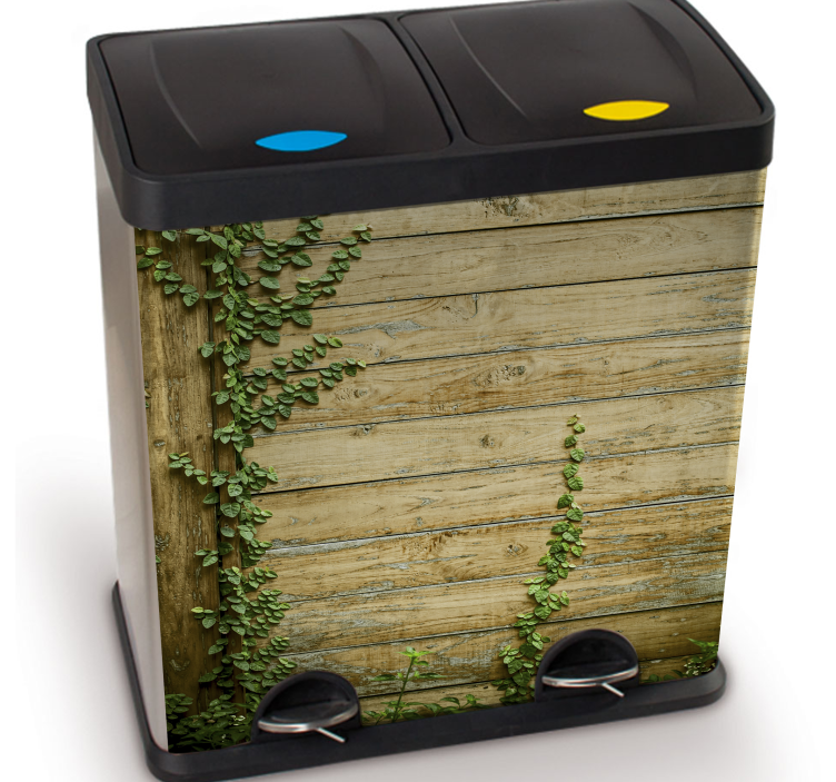 쓰레기통 컨테이너 비닐 스티커 - TenStickers