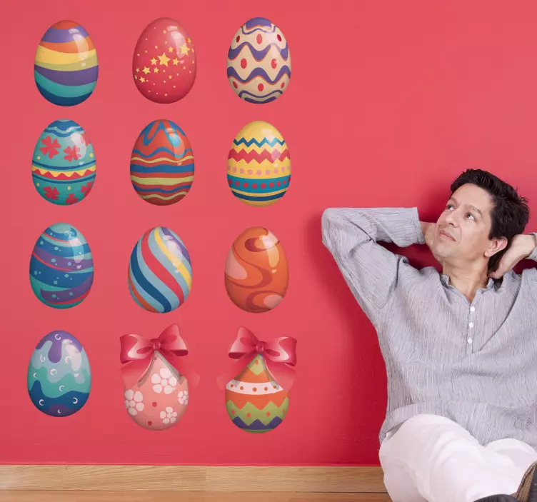부활절 달걀 스티커 - TenStickers