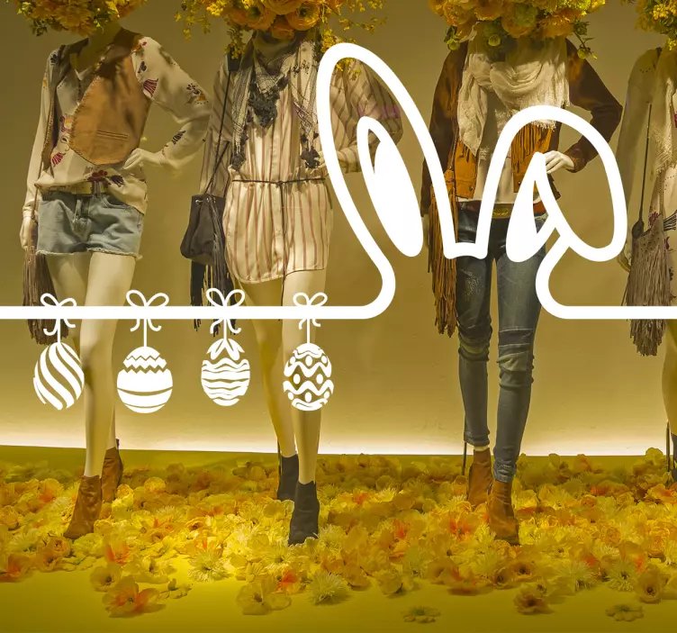 비닐 상점 간판 에스터 쇼케이스에스터 쇼케이스 - TenStickers