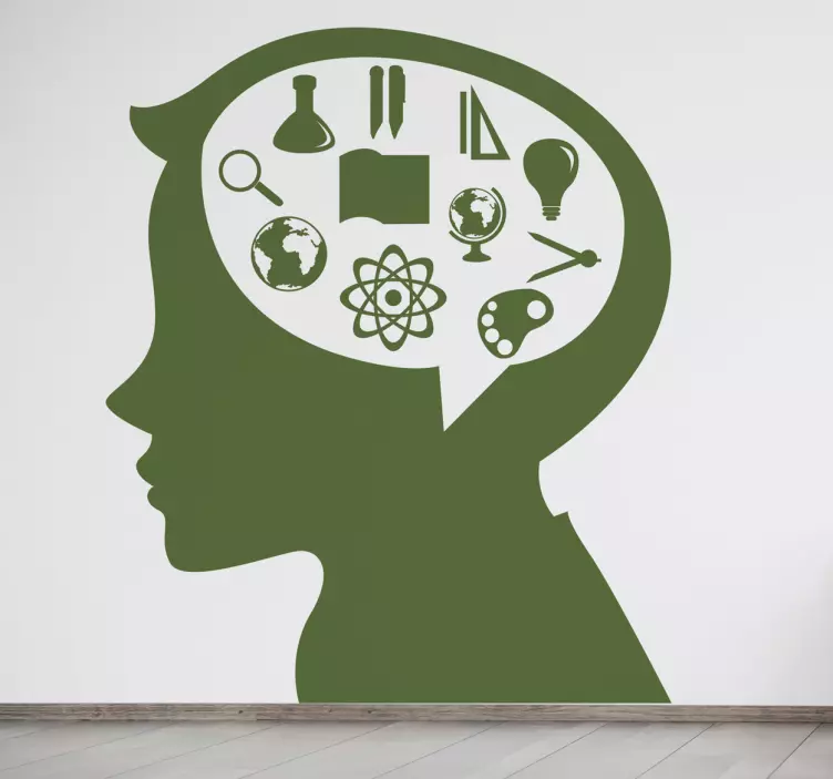 교육 아이 벽 데칼 - TenStickers