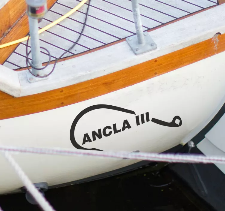 맞춤 스티커 낚시꾼의 갈고리 - TenStickers