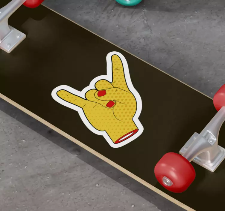 축구 벽 스티커 손짓 기호 - TenStickers