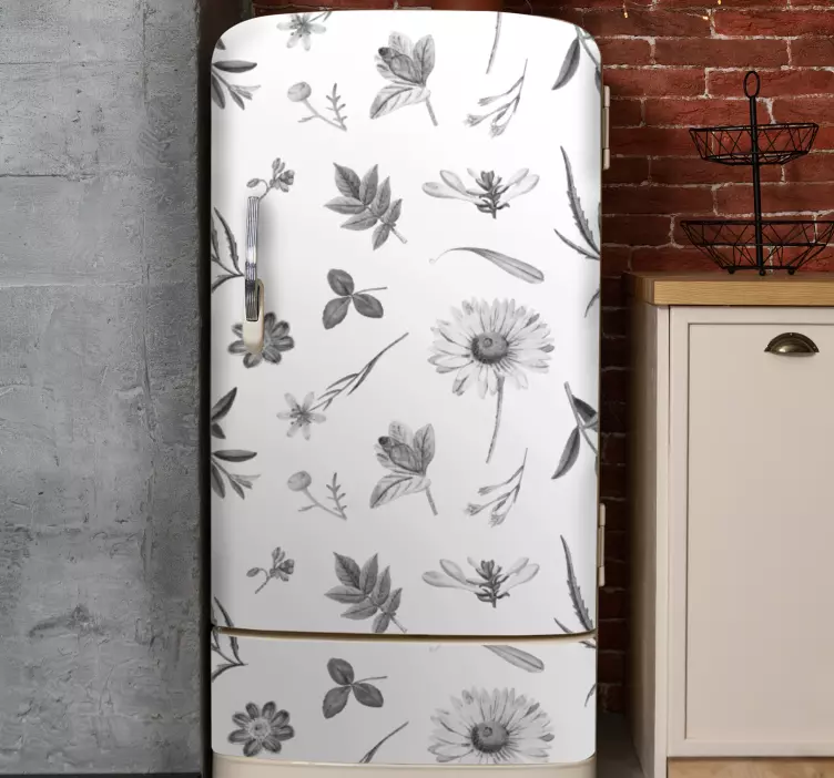 냉장고 스티커 식물 보호자 - TenStickers