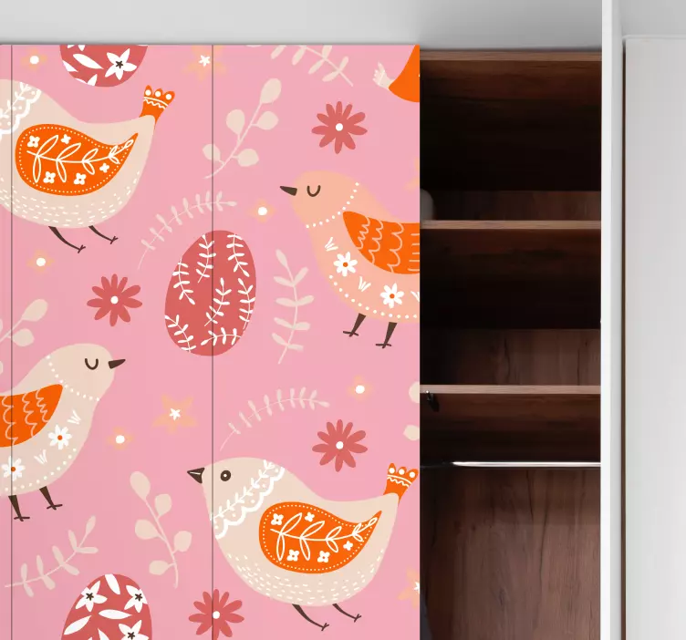 냉장고 스티커 민속 부활절 예술 - TenStickers