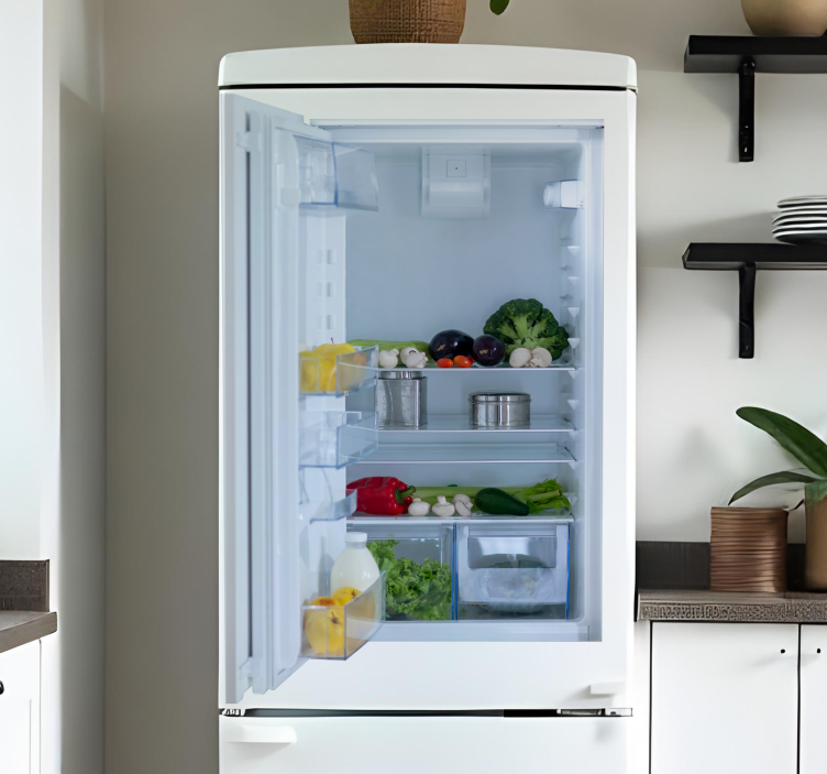 냉장고 스티커 문을 열다 - TenStickers