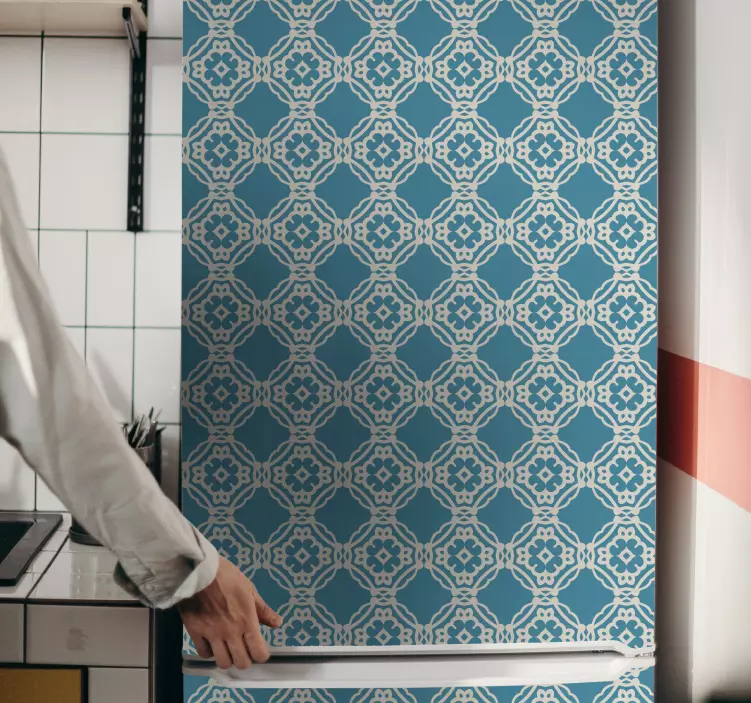 냉장고 스티커 세련된 기하학적 무늬 - TenStickers