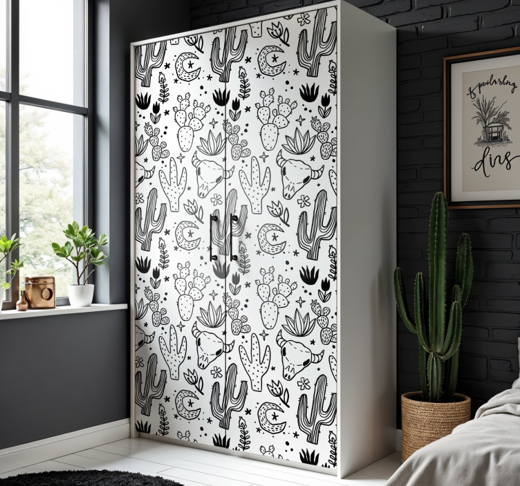 가구 스티커 사막 - TenStickers